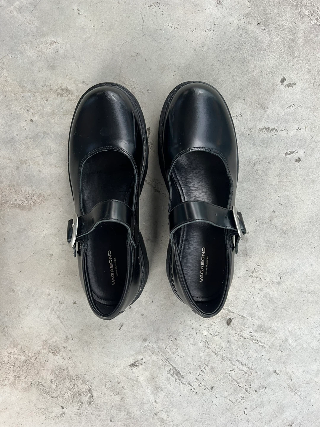 Vagabond Cosmo 2.0 - Black Mary Jane Platform Shoes - photo 2