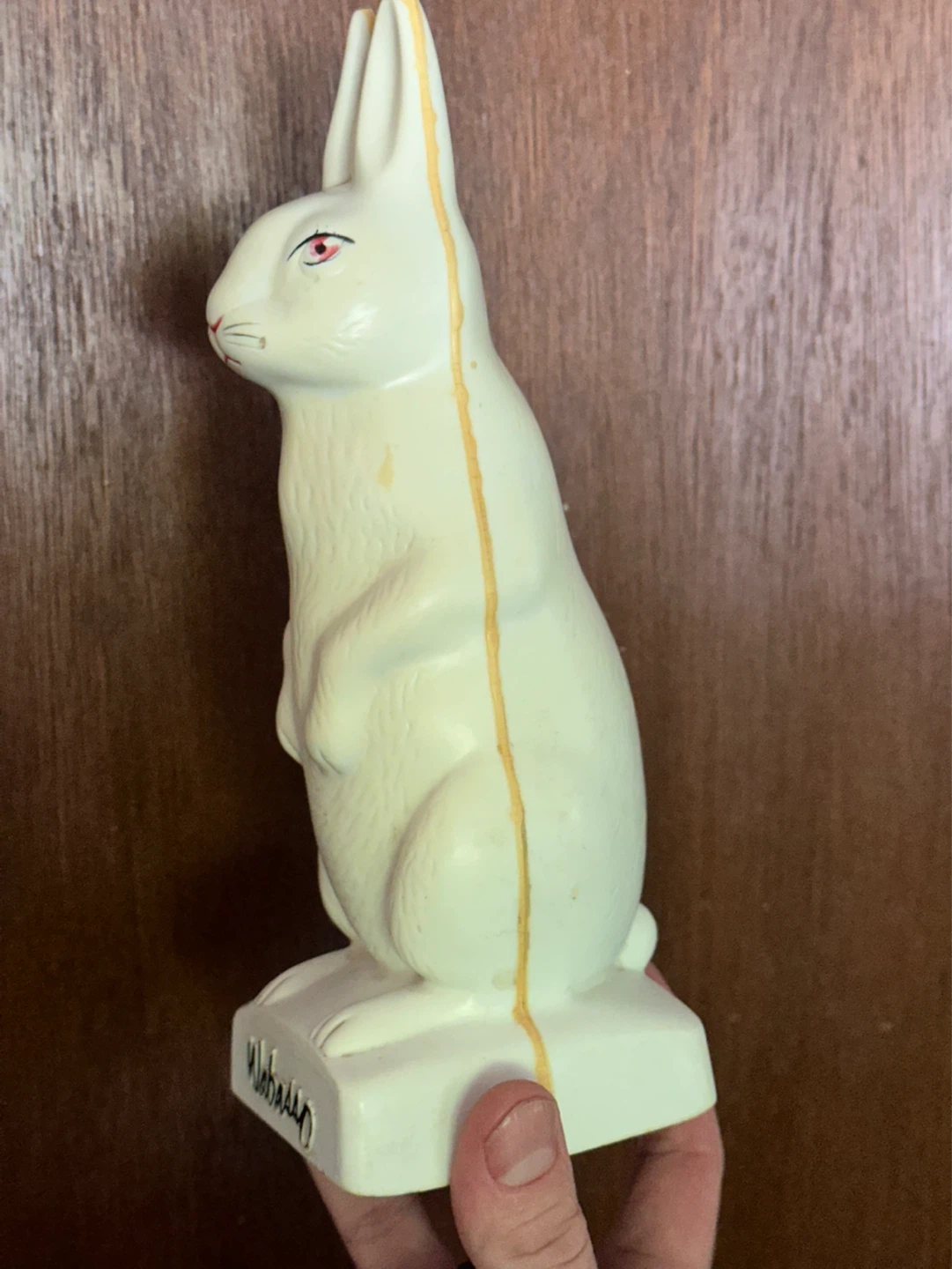 1950's WABASSO Rabbit Mascot tall Still Bank Advertising CANADA - photo 2