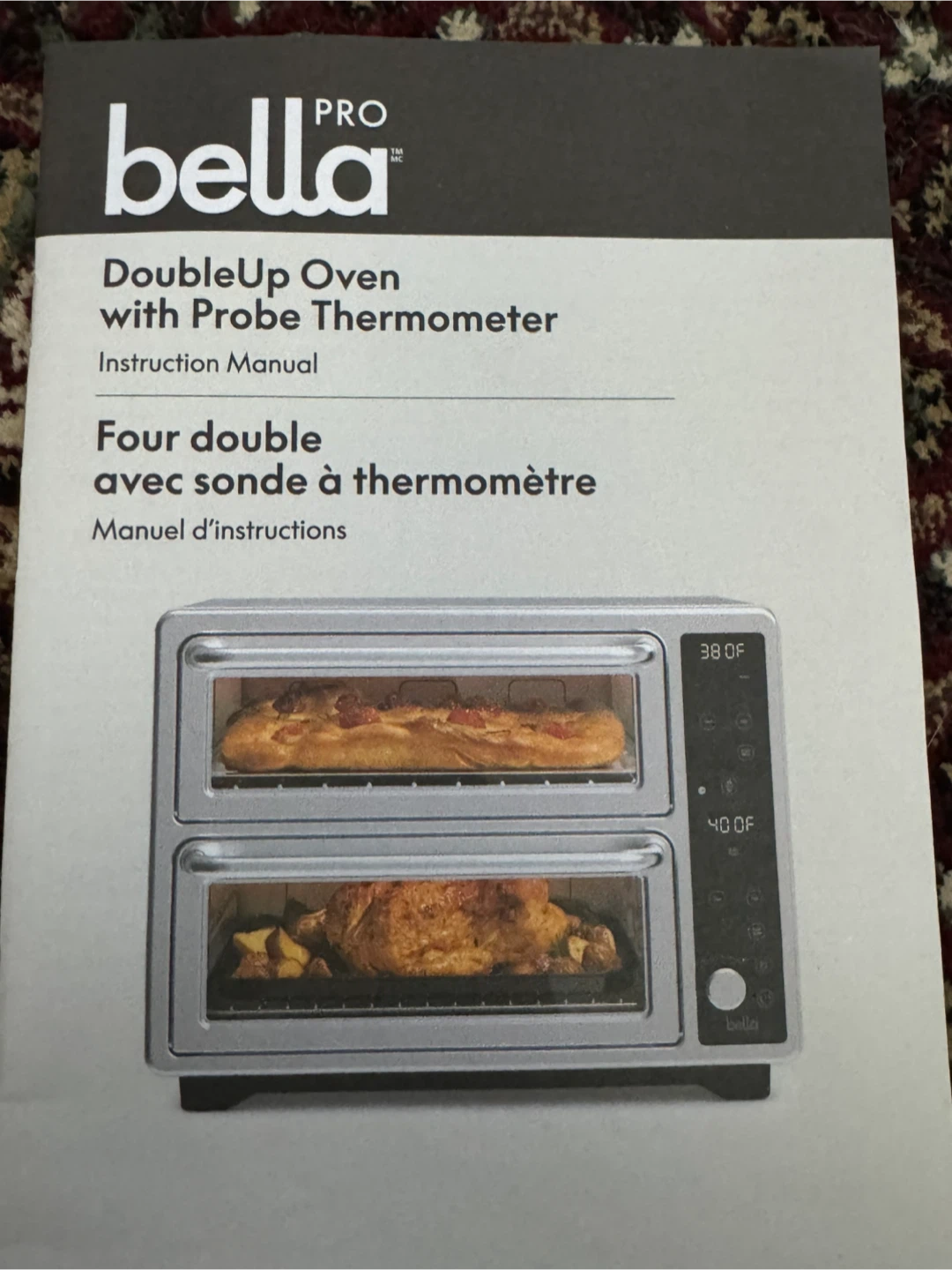 Bella Pro Series DoubleUp Oven with Probe Thermometer