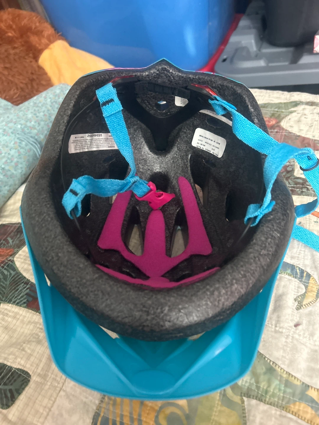 Bell Kids Bike Helmet - Blue/Pink - photo 3