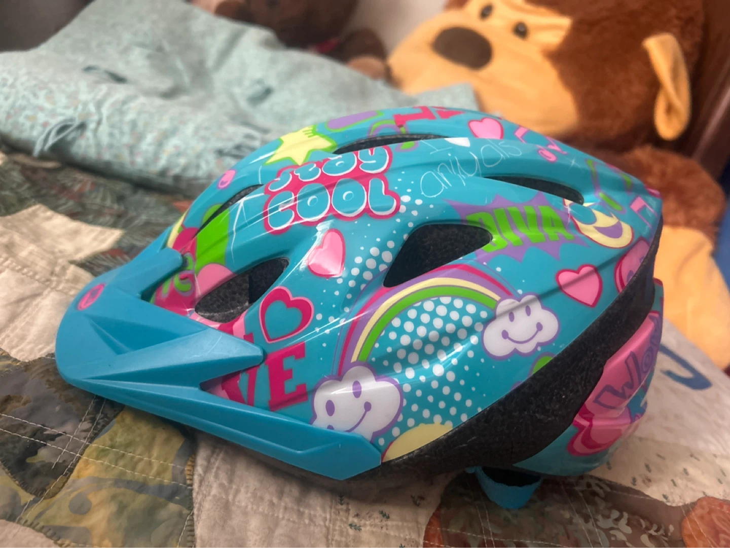 Bell Kids Bike Helmet - Blue/Pink - photo 2