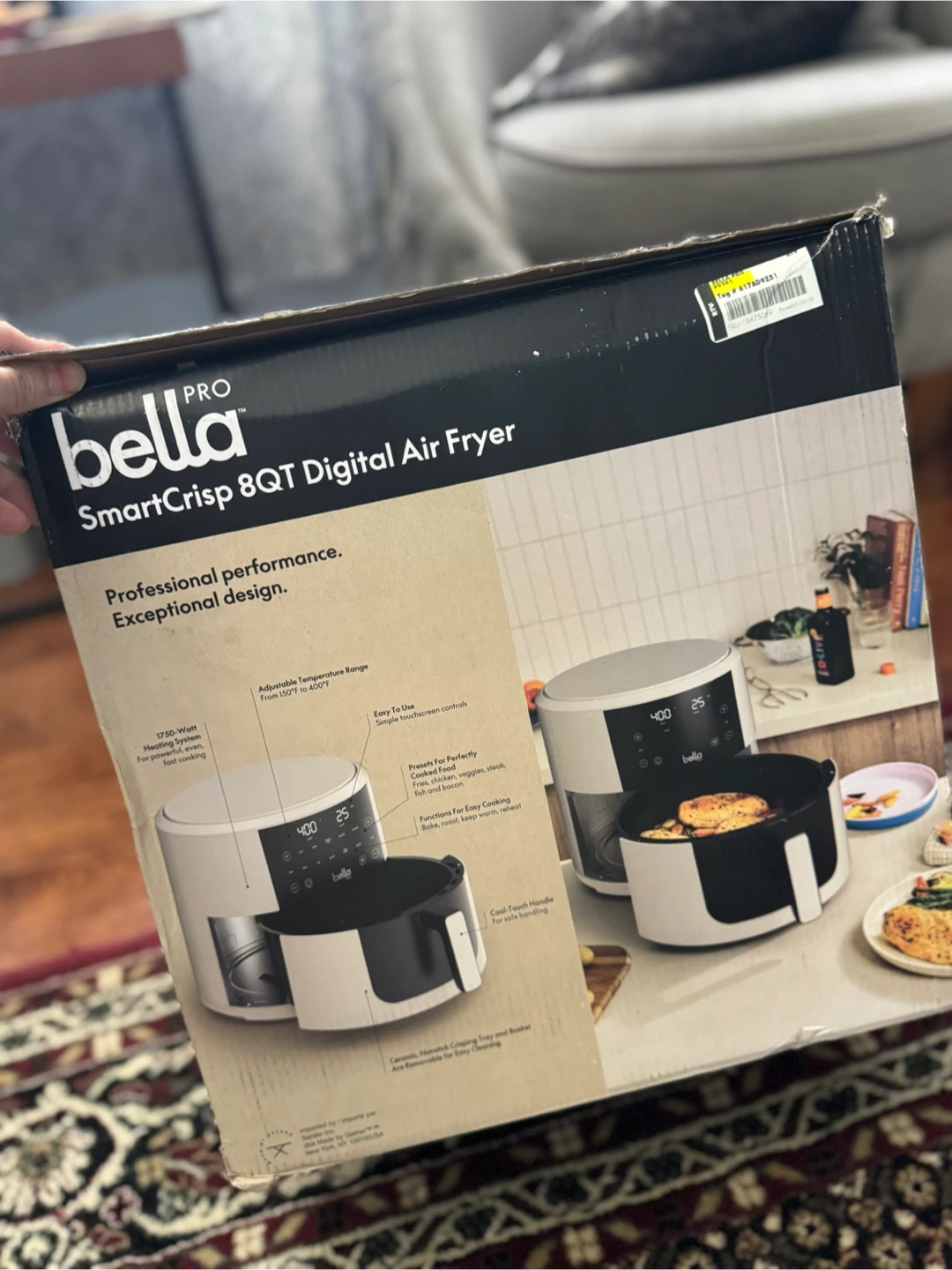 Bella Pro SmartCrisp 8QT Digital Air Fryer