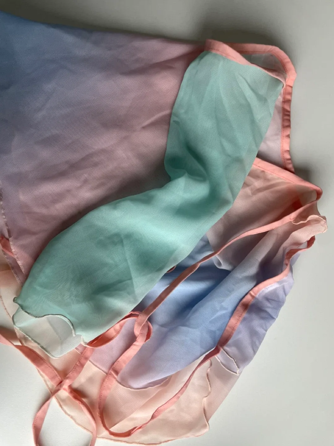 Ballet Swan Ombre Chiffon Dance Skirt - photo 3
