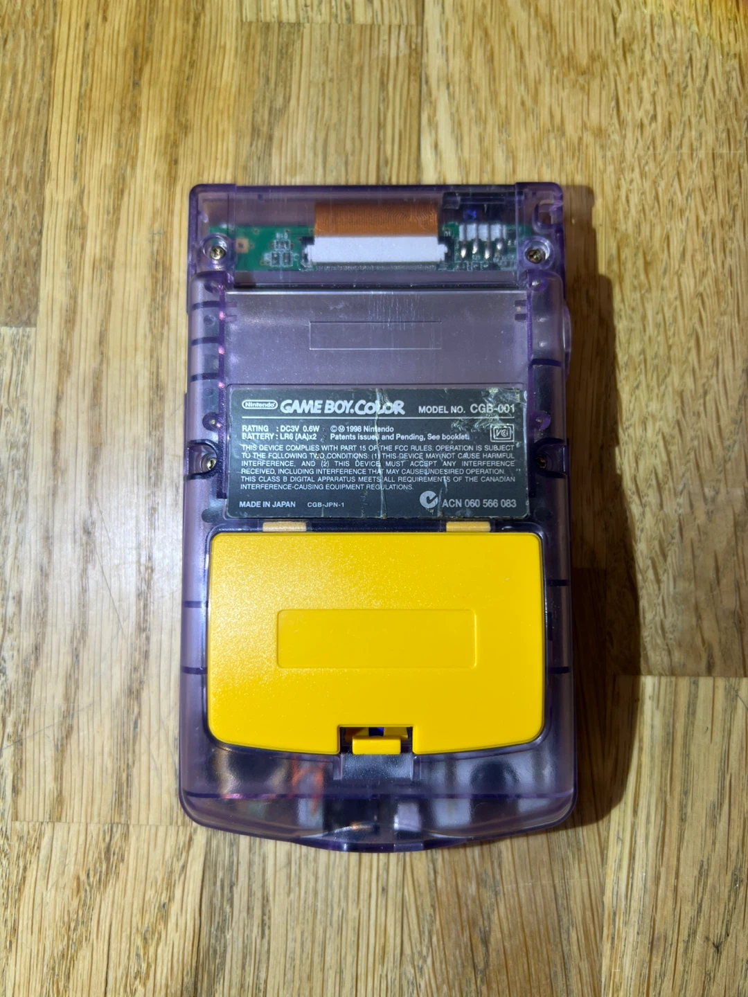 Game Boy Color Atomic Purple | Tested & Working - photo 3