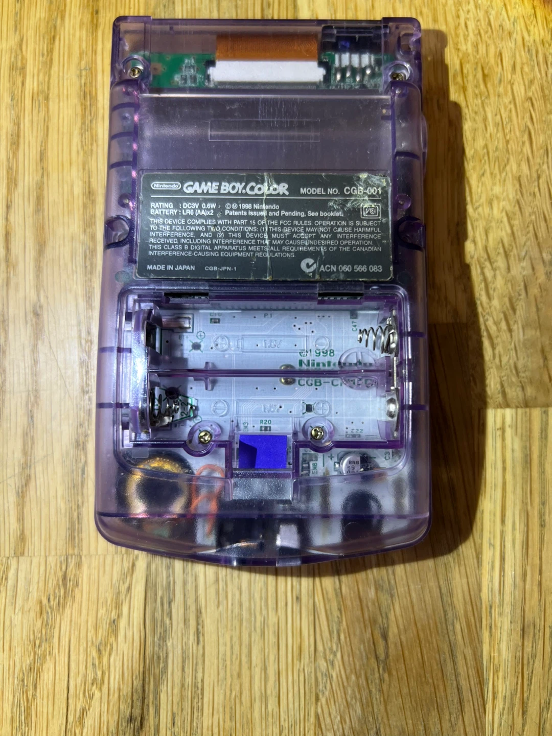 Game Boy Color Atomic Purple | Tested & Working - photo 4