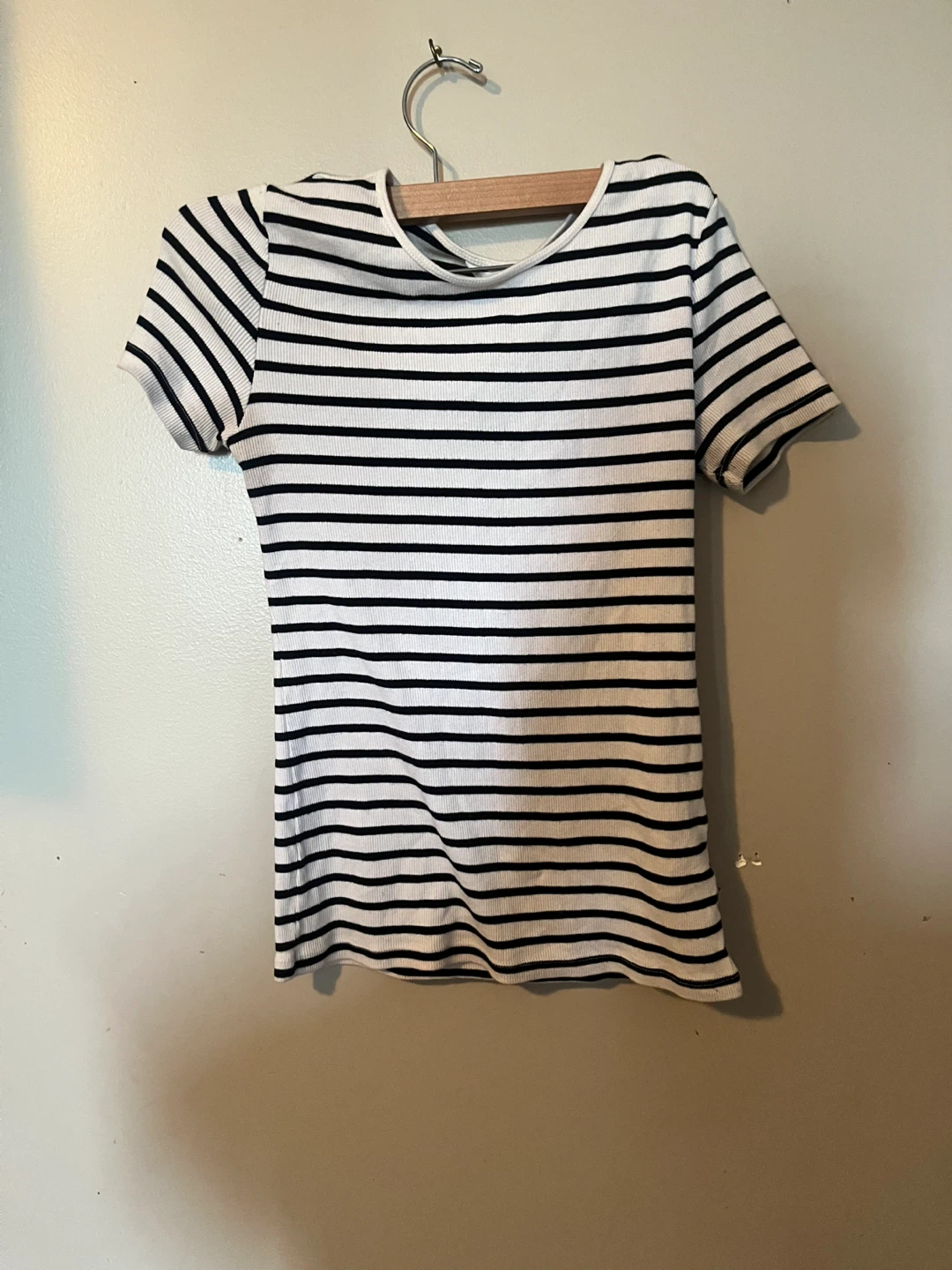 Black and White Striped T-Shirt