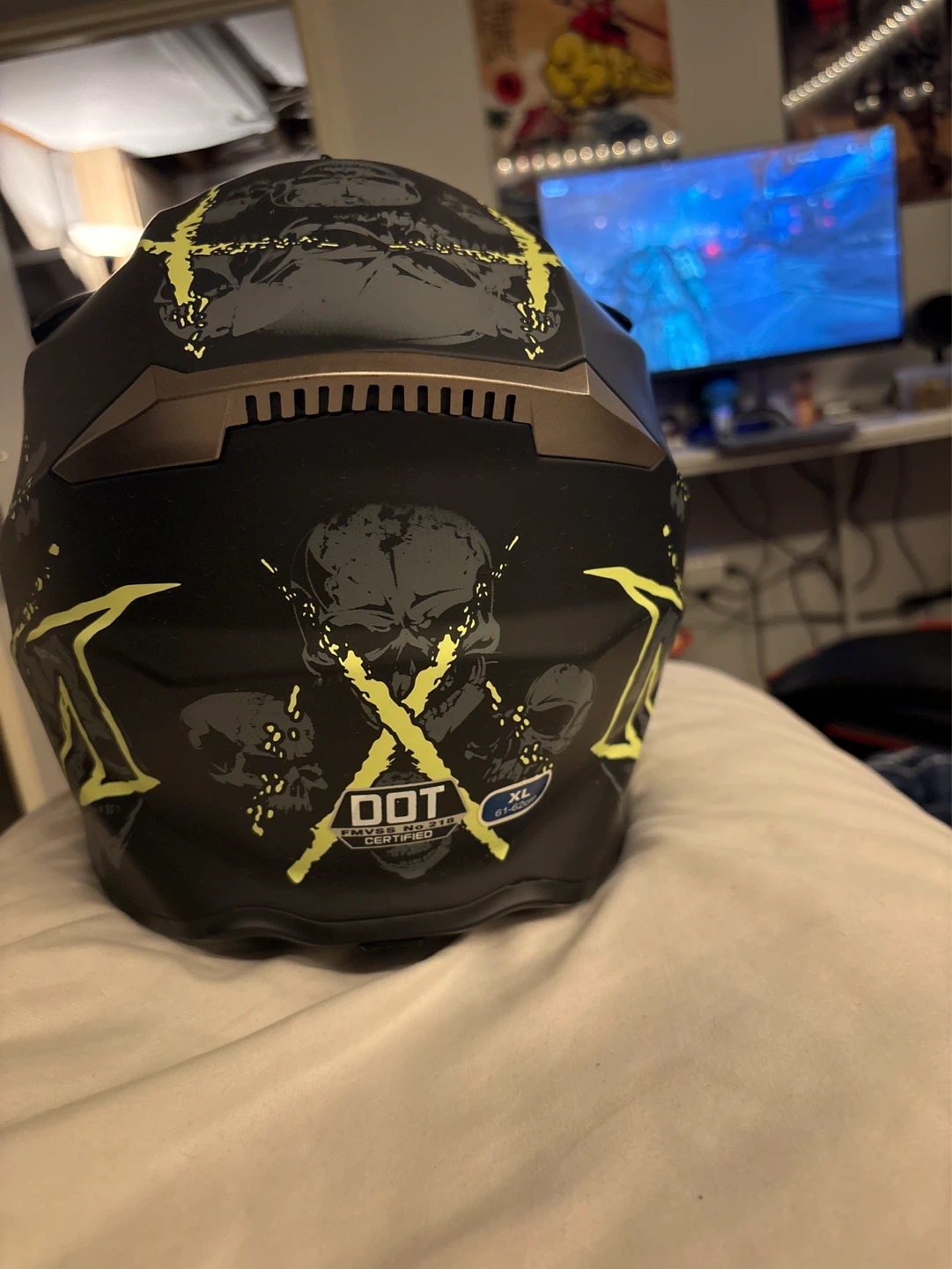 DOT Certified Motorcycle Helmet - XL - photo 3