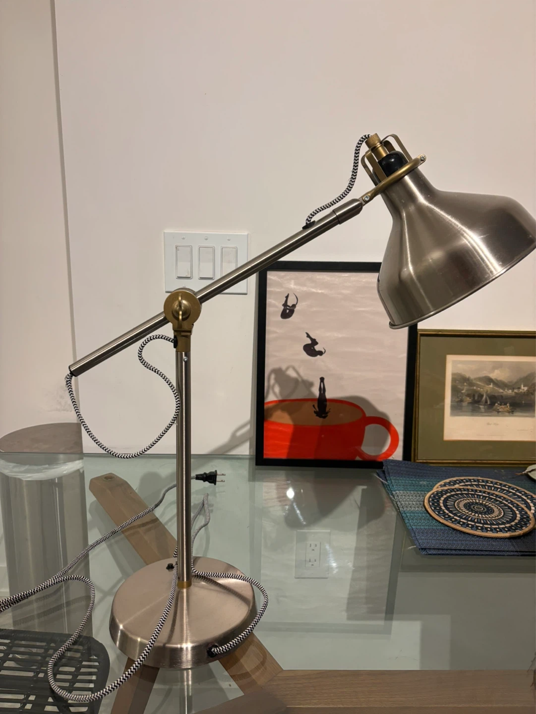 IKEA RANARP Work Lamp, Chrome
