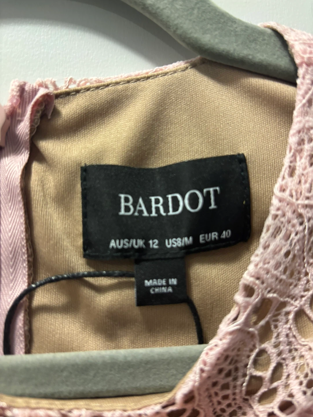 Bardot Pink Lace Dress - photo 2
