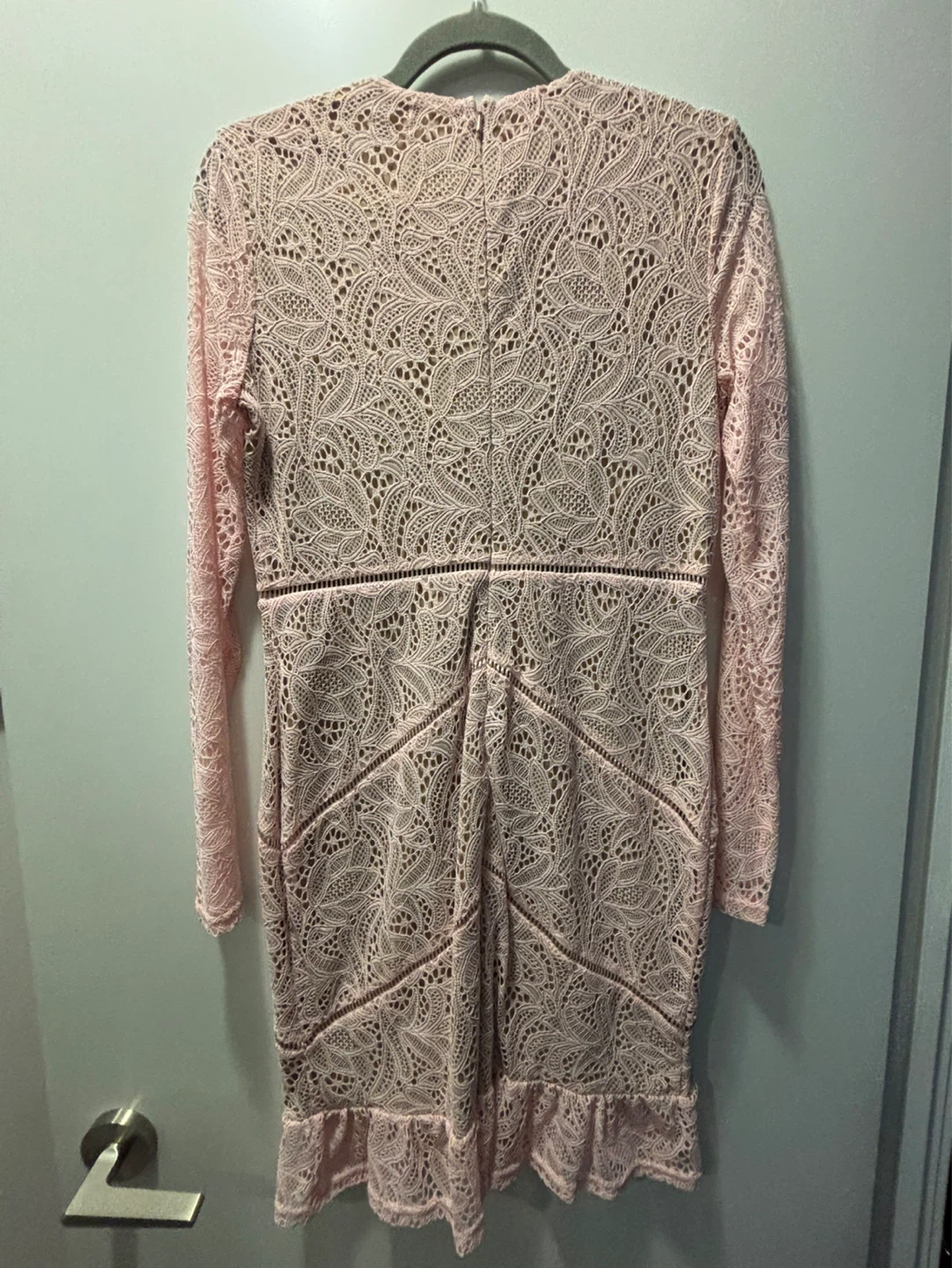 Bardot Pink Lace Dress - photo 4