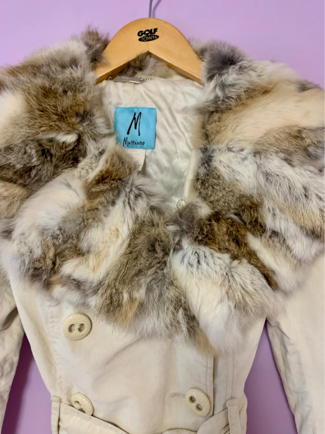 Marciano Jacket with Real Rabbit Fur - photo 2