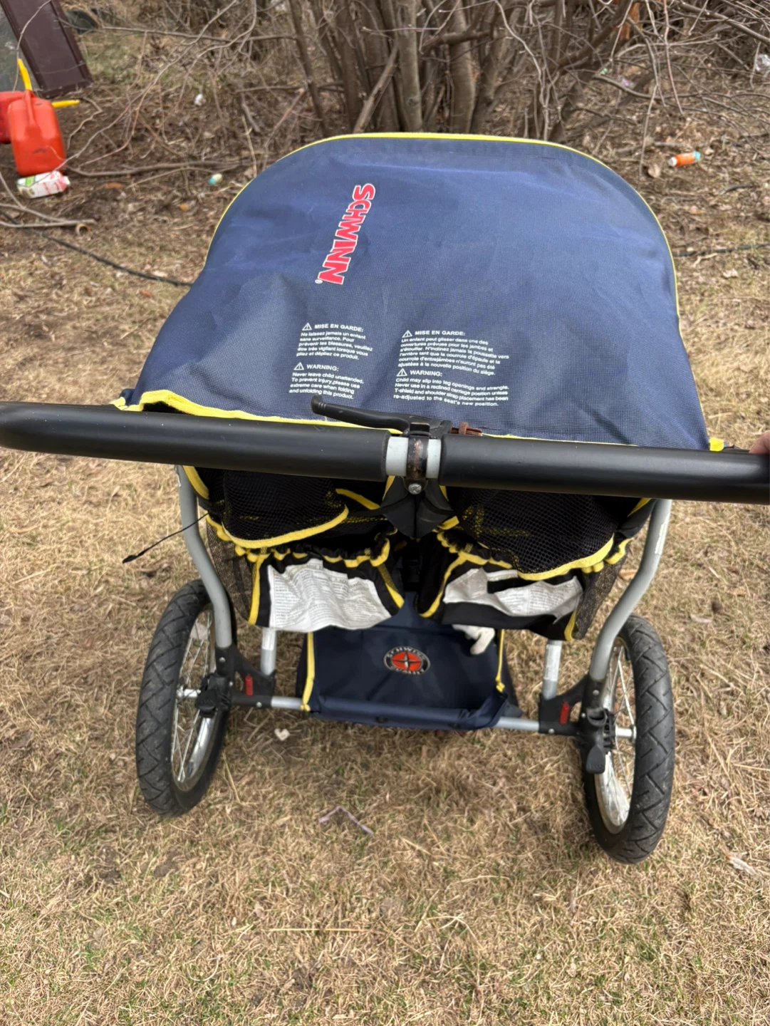 Schwinn Double Jogging Stroller - photo 2