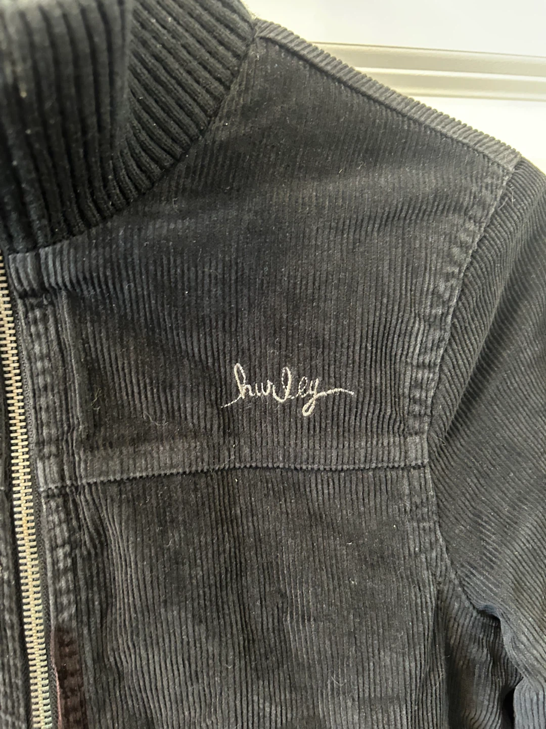 Vintage Hurley Black Corduroy Jacket - photo 2