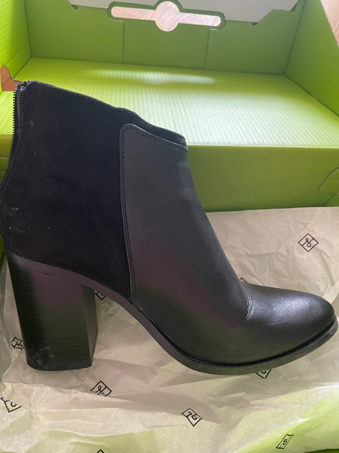 Call It Spring Black Ankle Boots Size 7 - photo 2