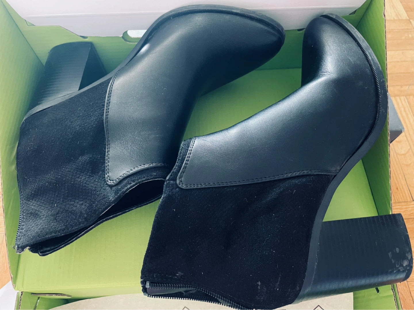 Call It Spring Black Ankle Boots Size 7