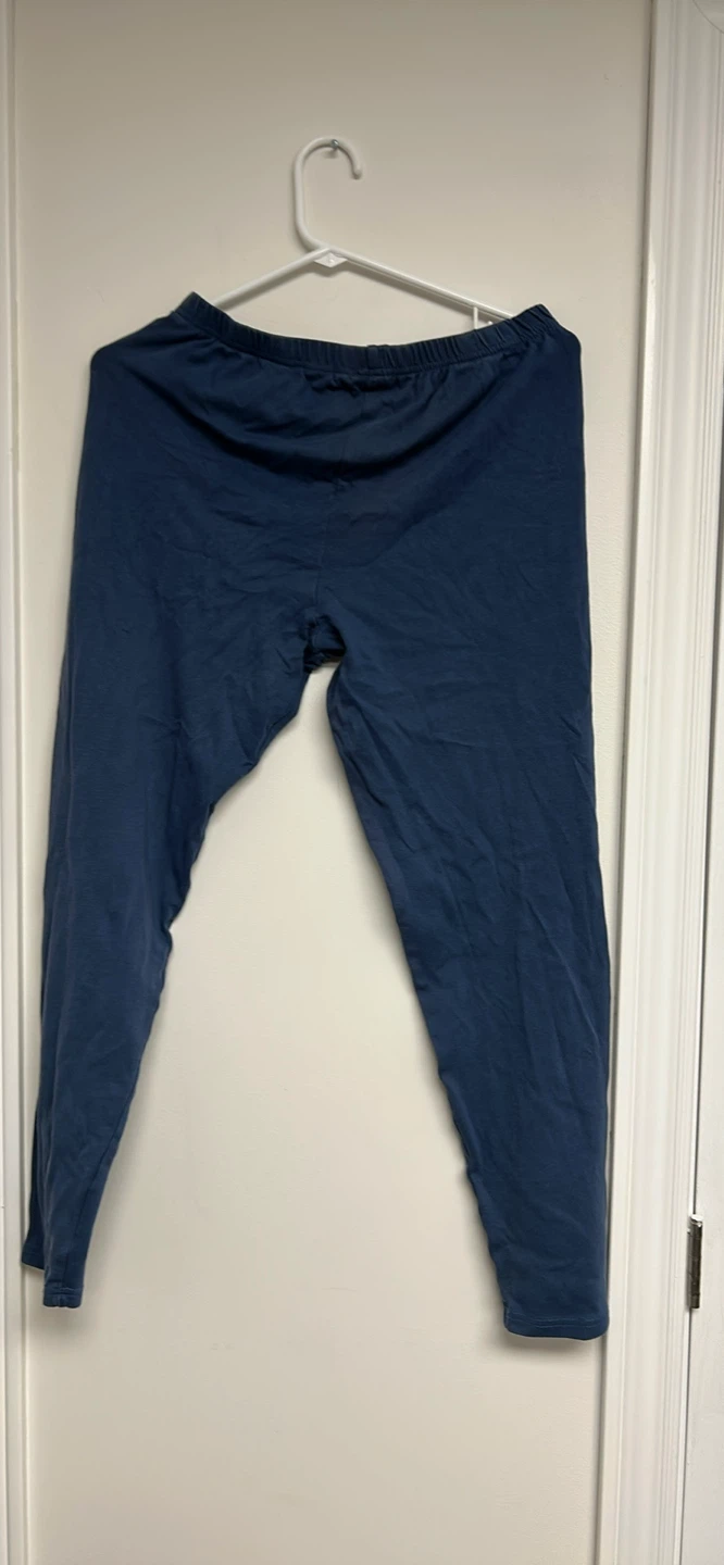 B Casual Navy Blue Leggings Size L - photo 2