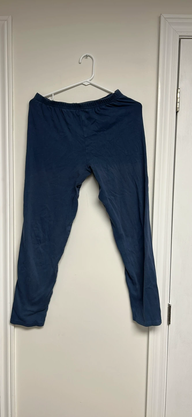B Casual Navy Blue Leggings Size L