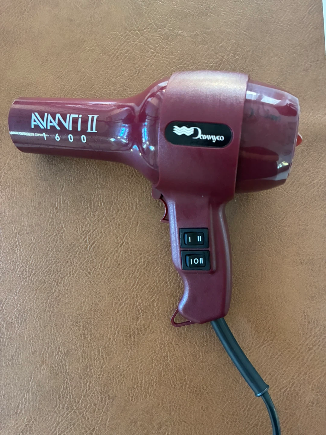 Danyco Avanti II 1600 Hair Dryer - Burgundy