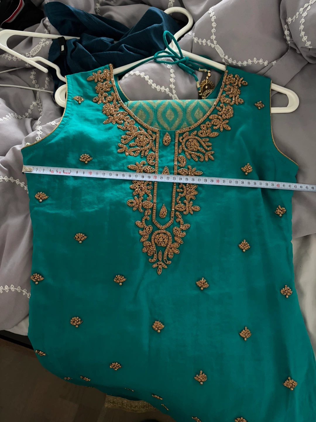 Teal Kurti/salwar kameez Set - photo 5