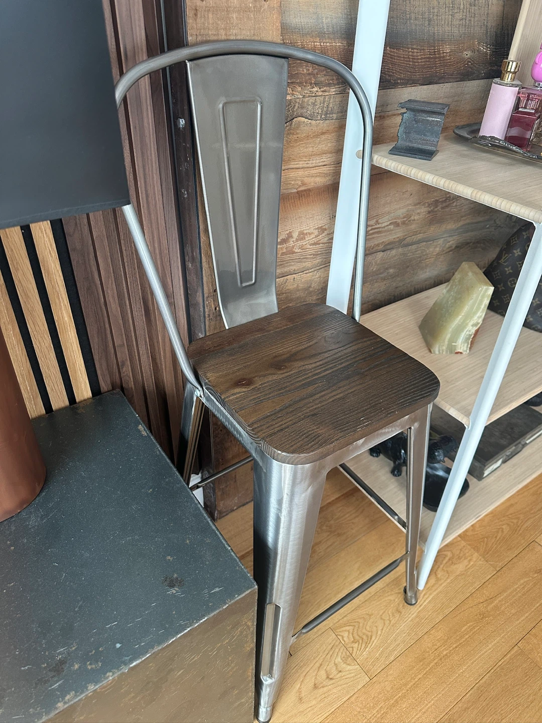 1 NEW TOLIX COUNTER HEIGHT KITCHEN ISLAND BAR STOOL