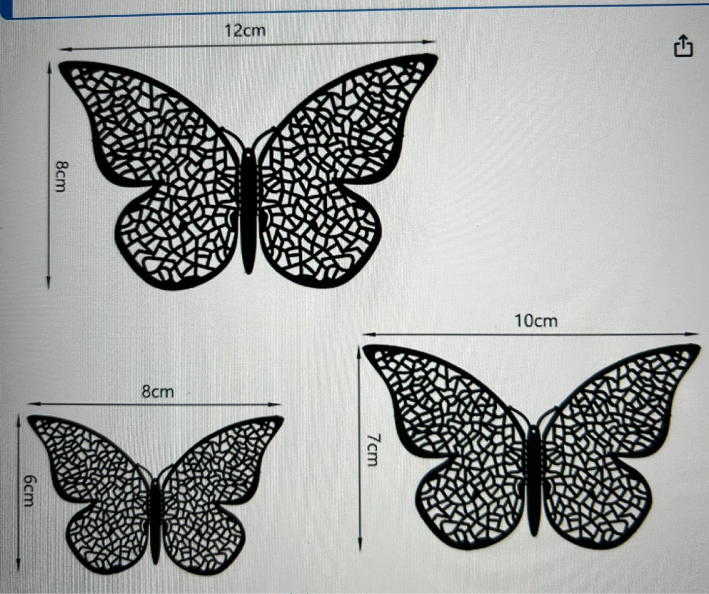 Purple Butterfly Decorations (150 pcs) - photo 3