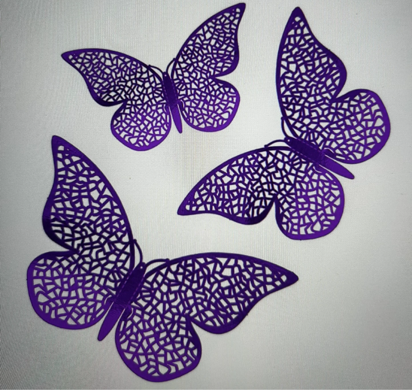 Purple Butterfly Decorations (150 pcs) - photo 4