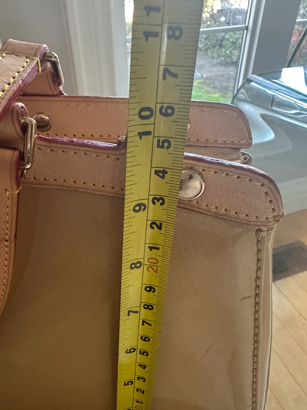 Beige Leather Handbag - photo 5