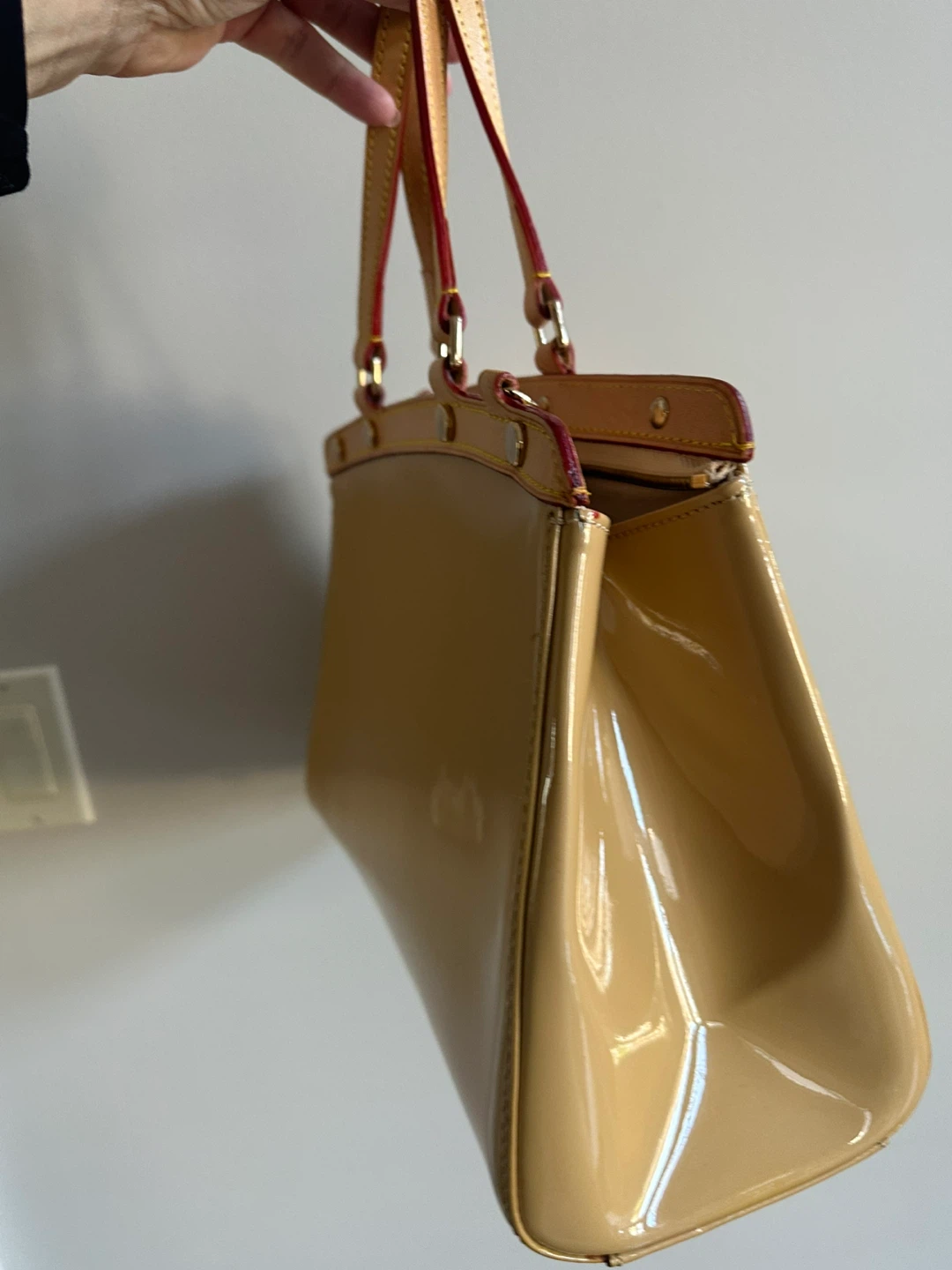 Beige Leather Handbag - photo 3