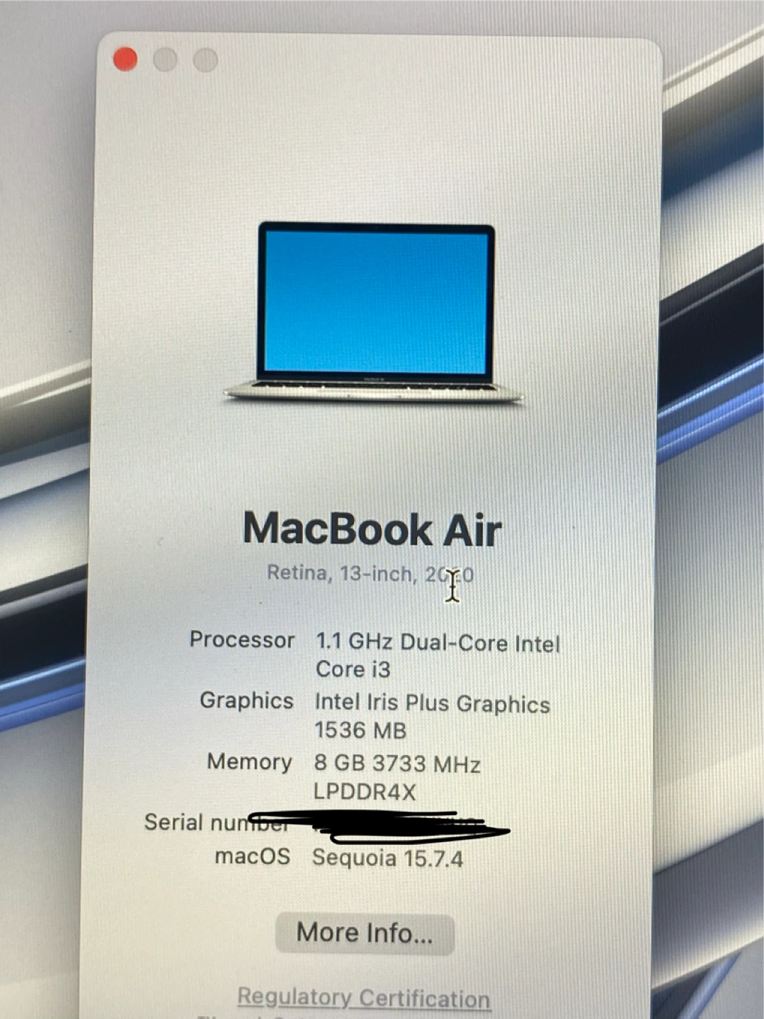 Apple MacBook Air Retina, 13-inch, 2020 - photo 3