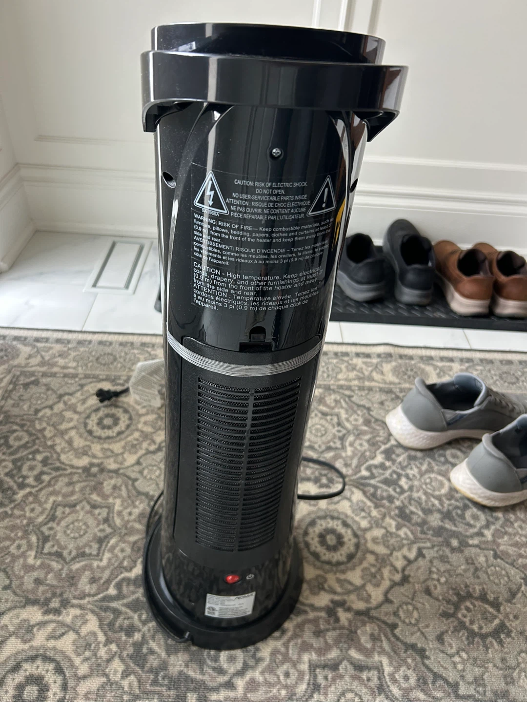 NOMA Oscillating Ceramic Tower Heater - photo 3