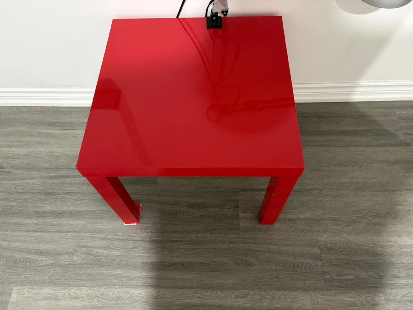 Red Side Table