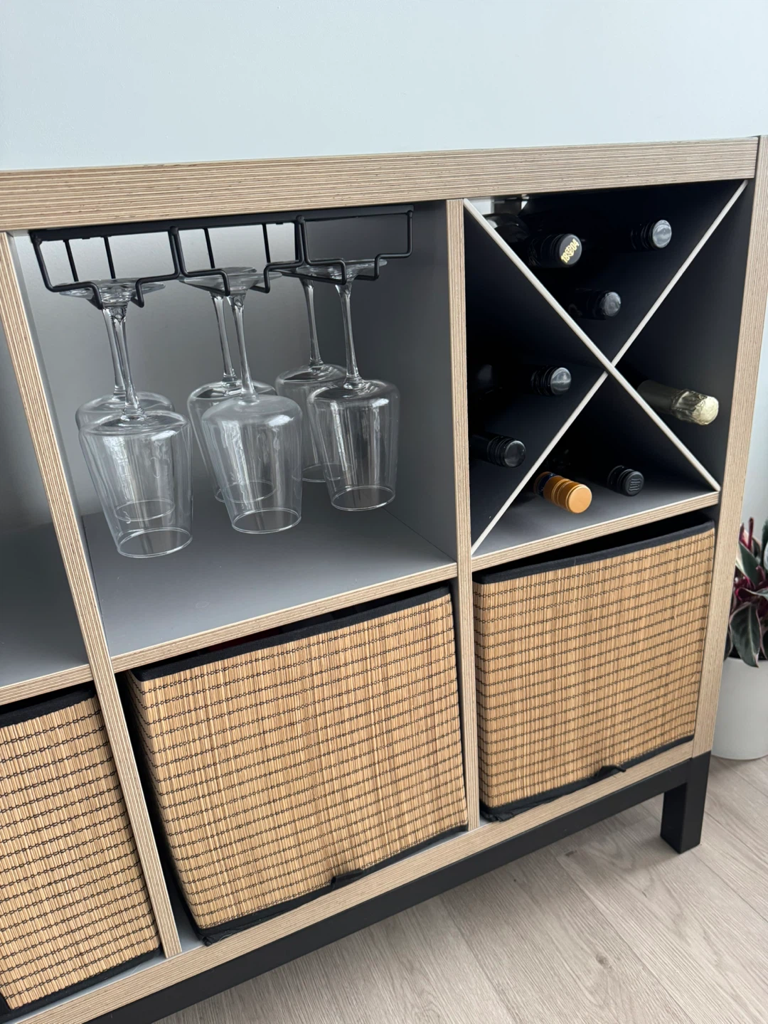 KALLAX Bar Unit with Wine Rack and Glass Holder - photo 3