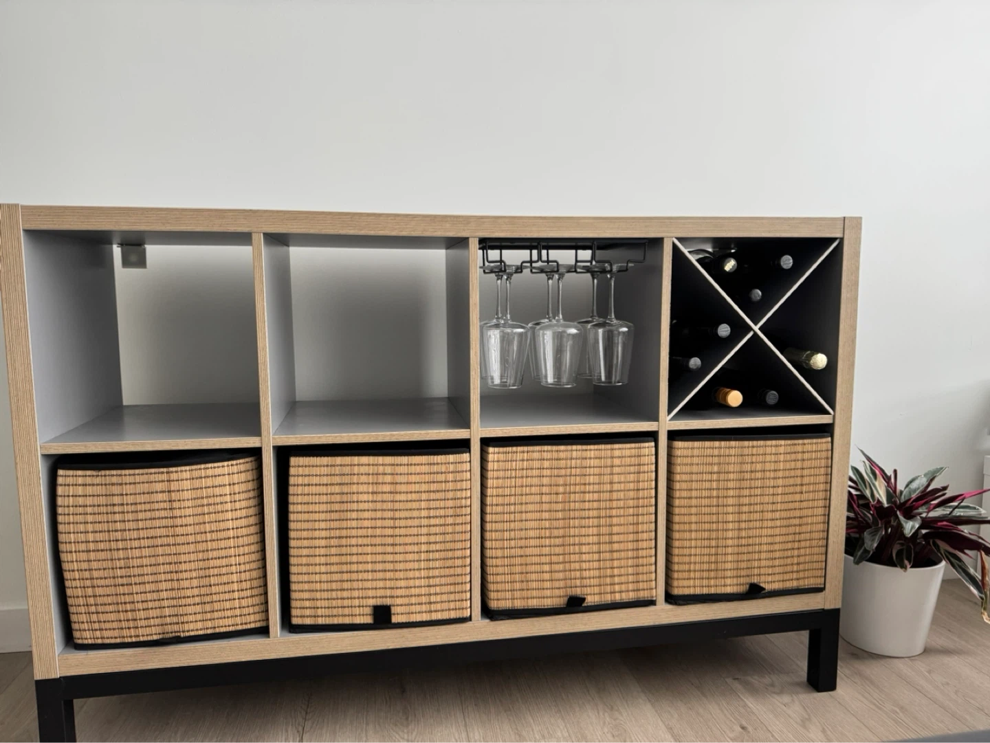 KALLAX Bar Unit with Wine Rack and Glass Holder - photo 2