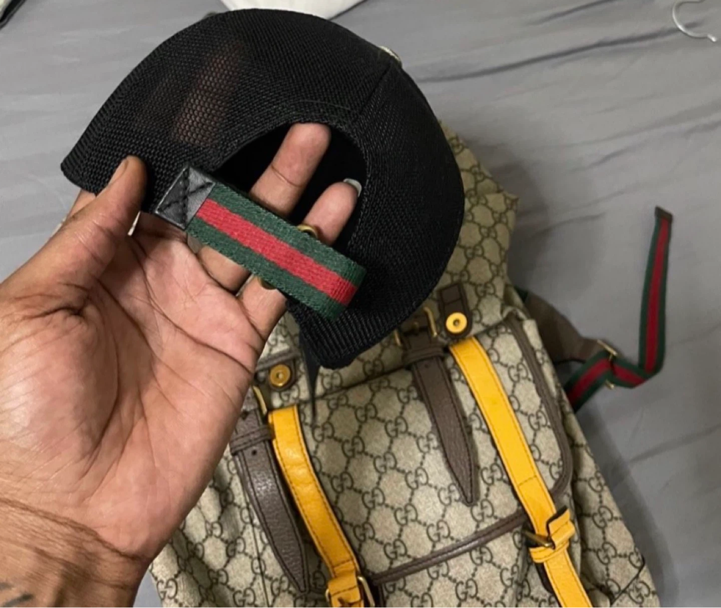 Gucci Supreme Backpack & Hat - photo 4