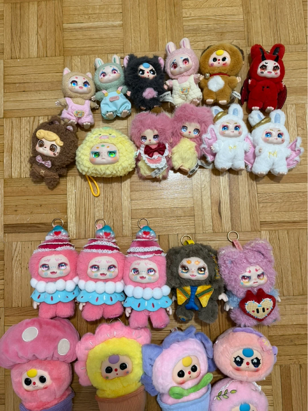 Assorted Plush Dolls Collection
