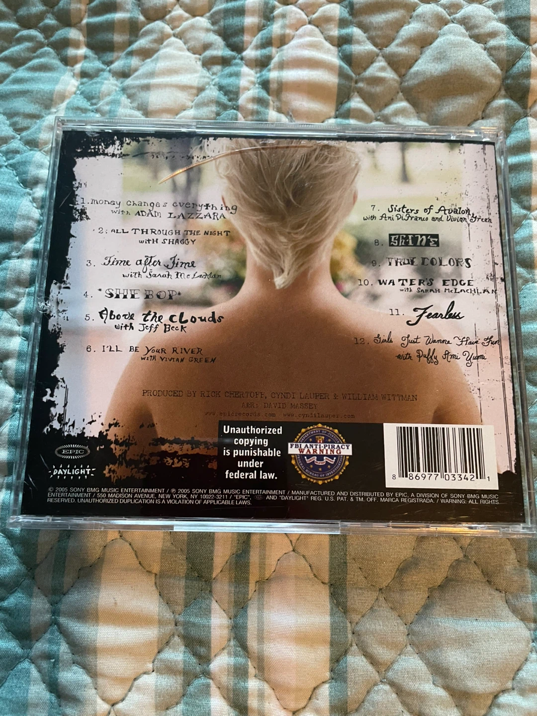 Cyndi Lauper The Body Acoustic CD - photo 2