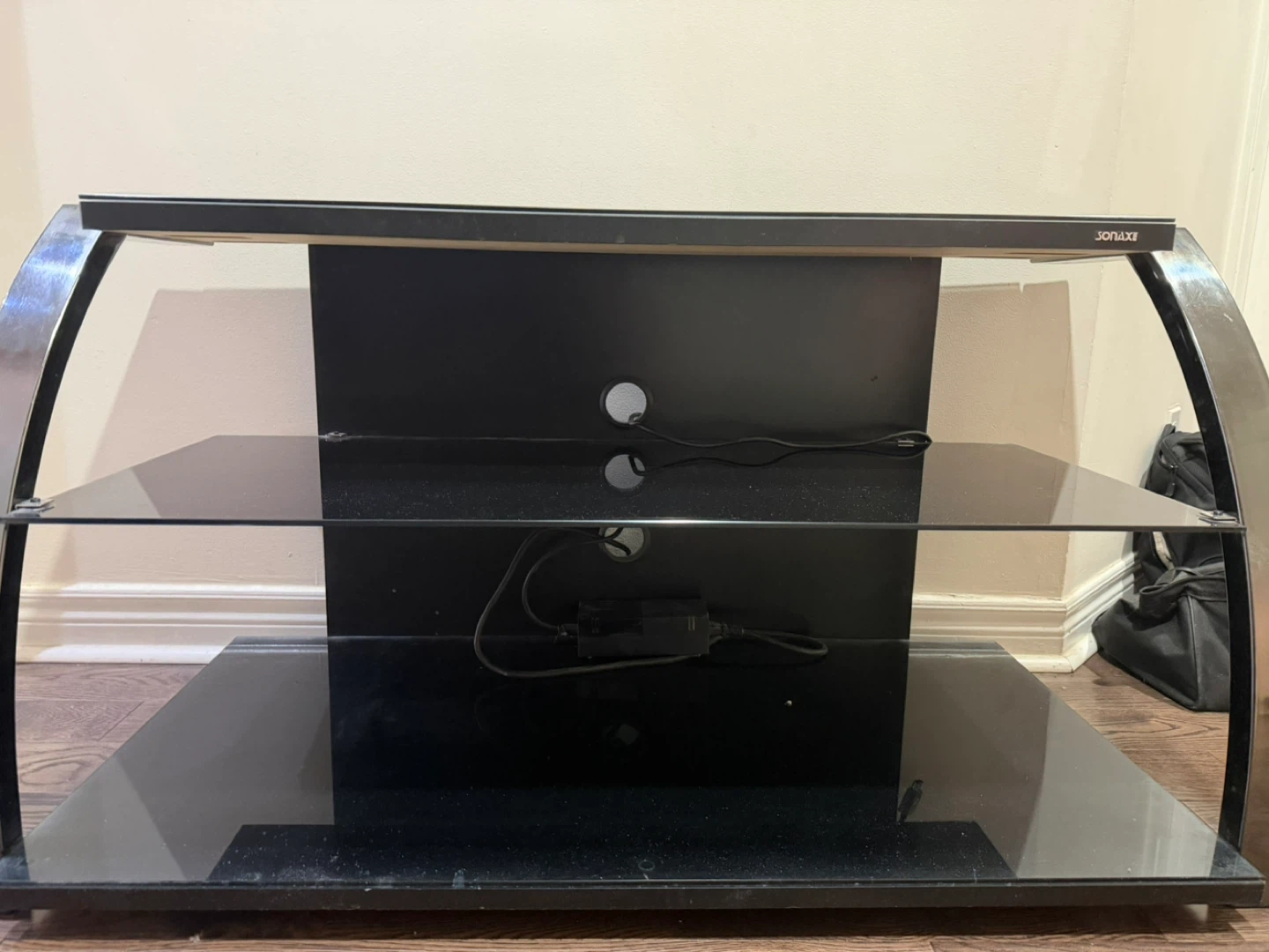 SONAXI 3-Tier Glass TV Stand - photo 3