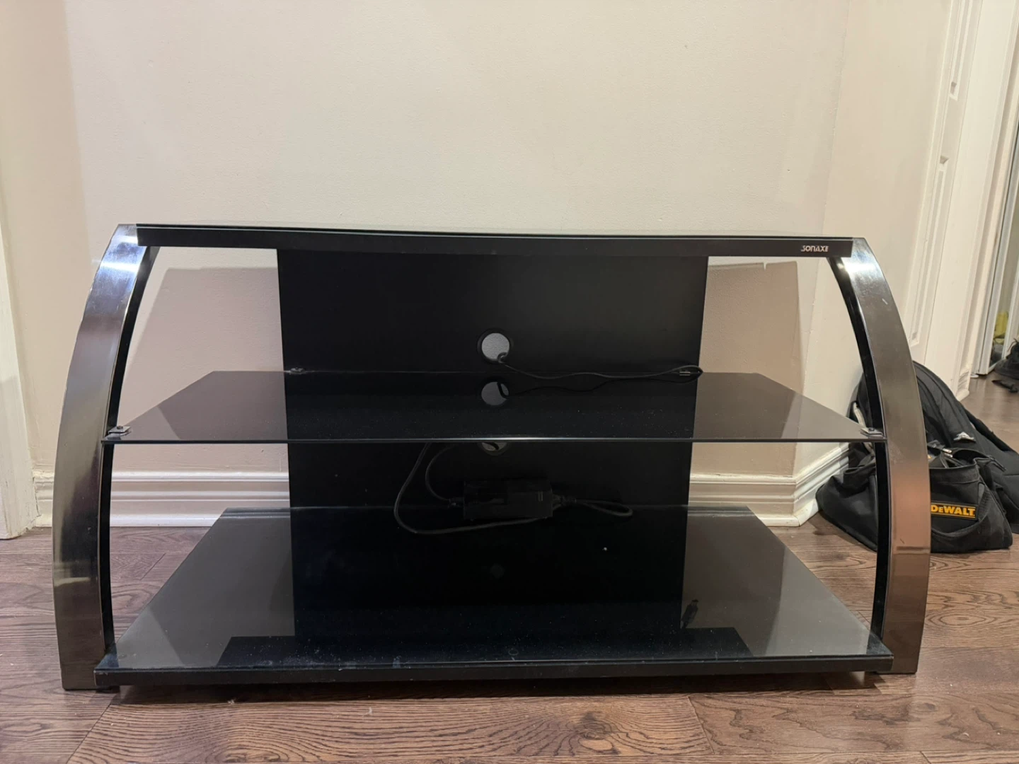 SONAXI 3-Tier Glass TV Stand - photo 4