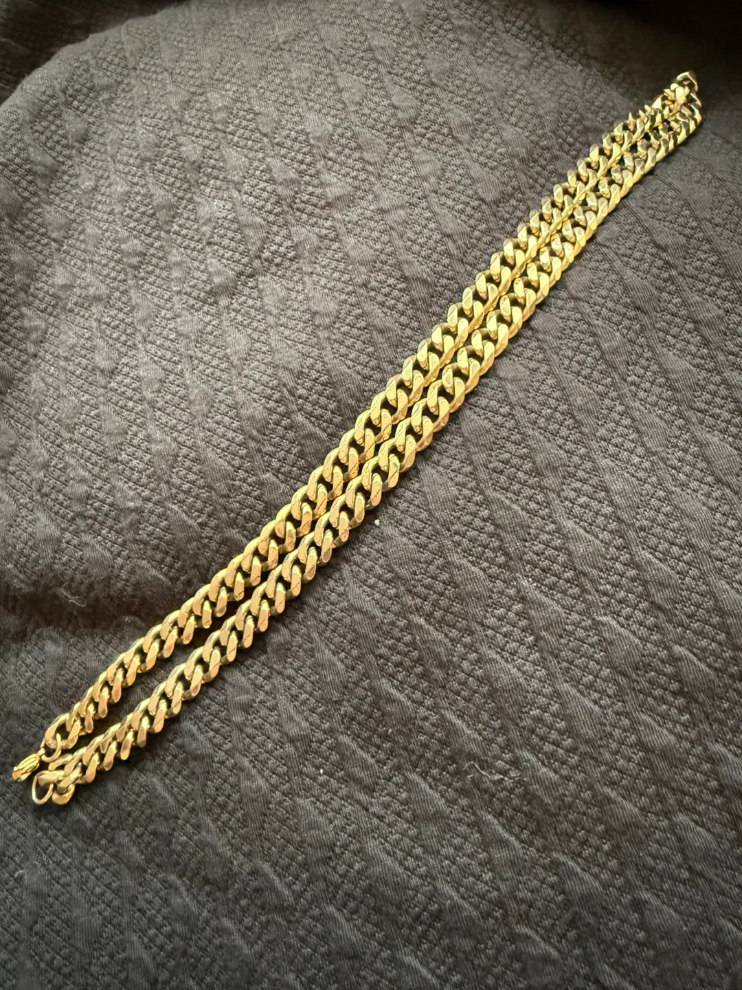 Gold-Plated Cuban Chain – Solid