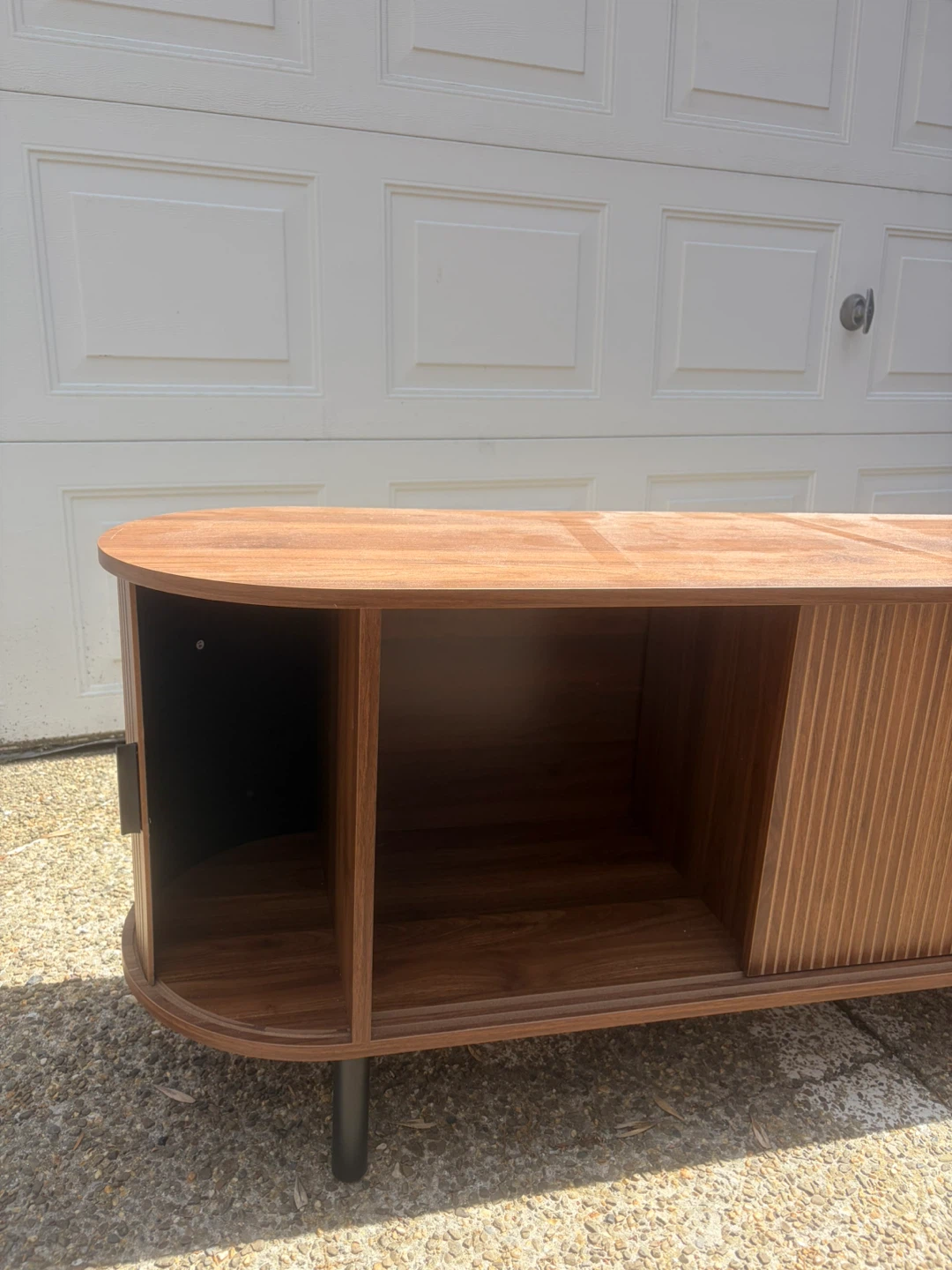 Mid-Century Modern Style Media Console Table - photo 3