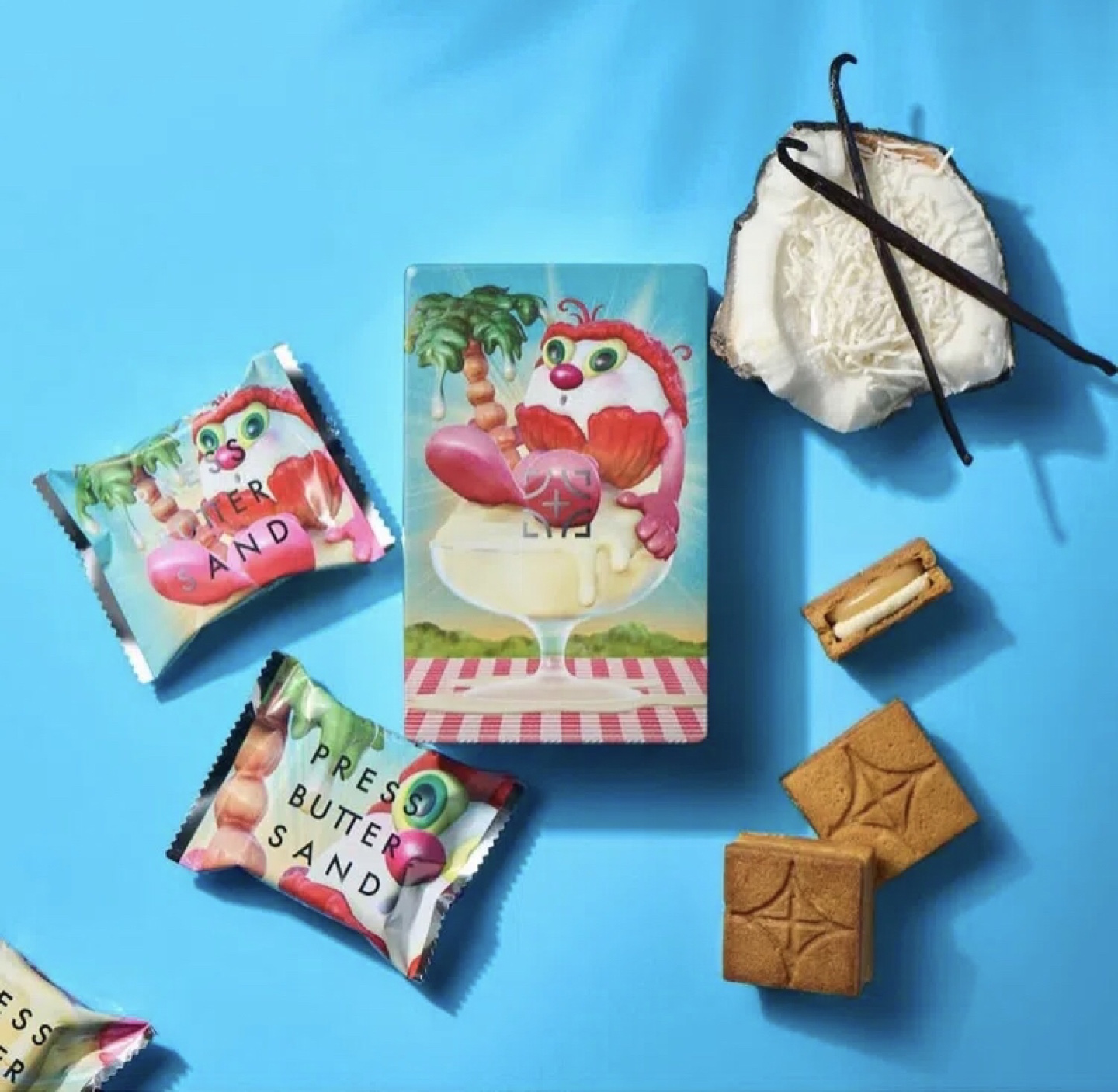 Japanese Cookies-Vanilla Coconut + ✨FREE Japanese Treats! - photo 2