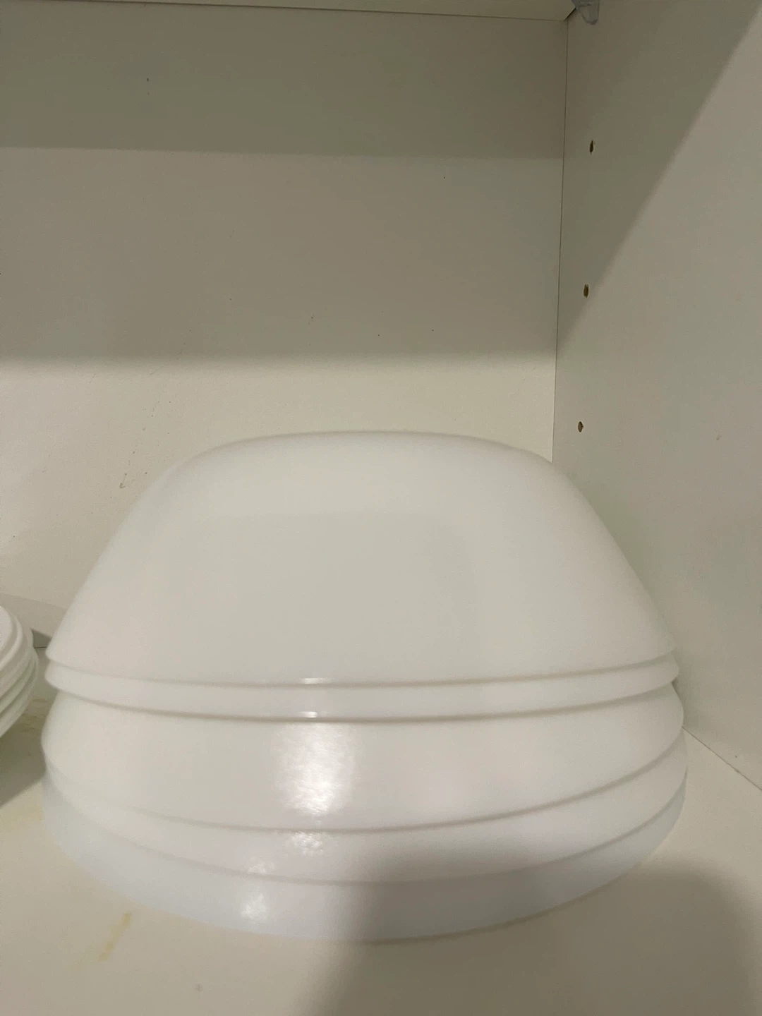 Stack of 6 White Dinner Plates