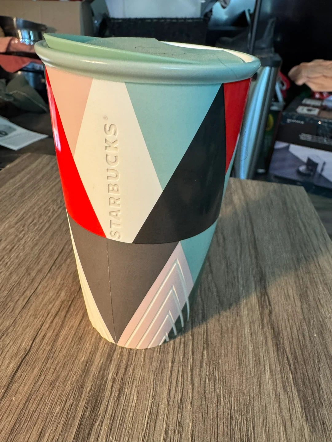 Starbucks Geometric Travel Tumbler