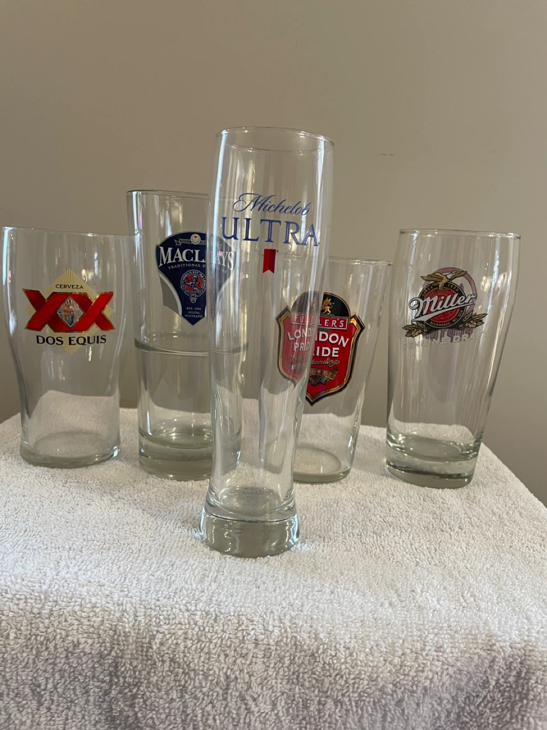 Assorted Beer Glasses