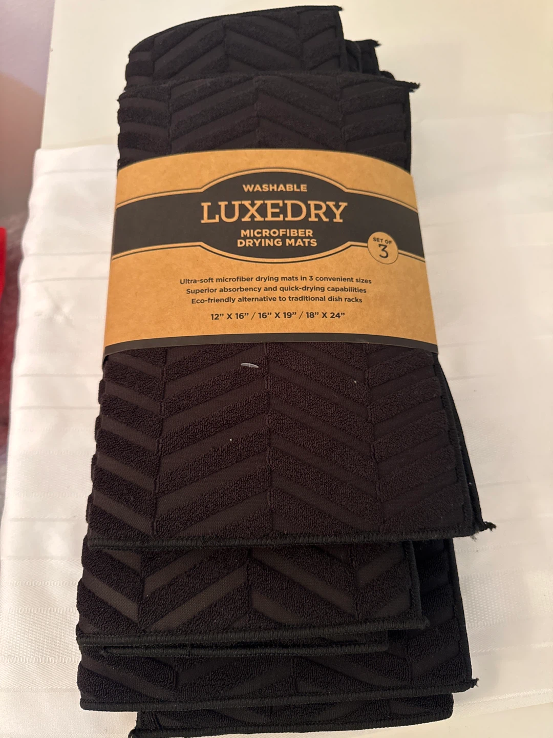 Luxedry Microfiber Drying Mats - Set of 3