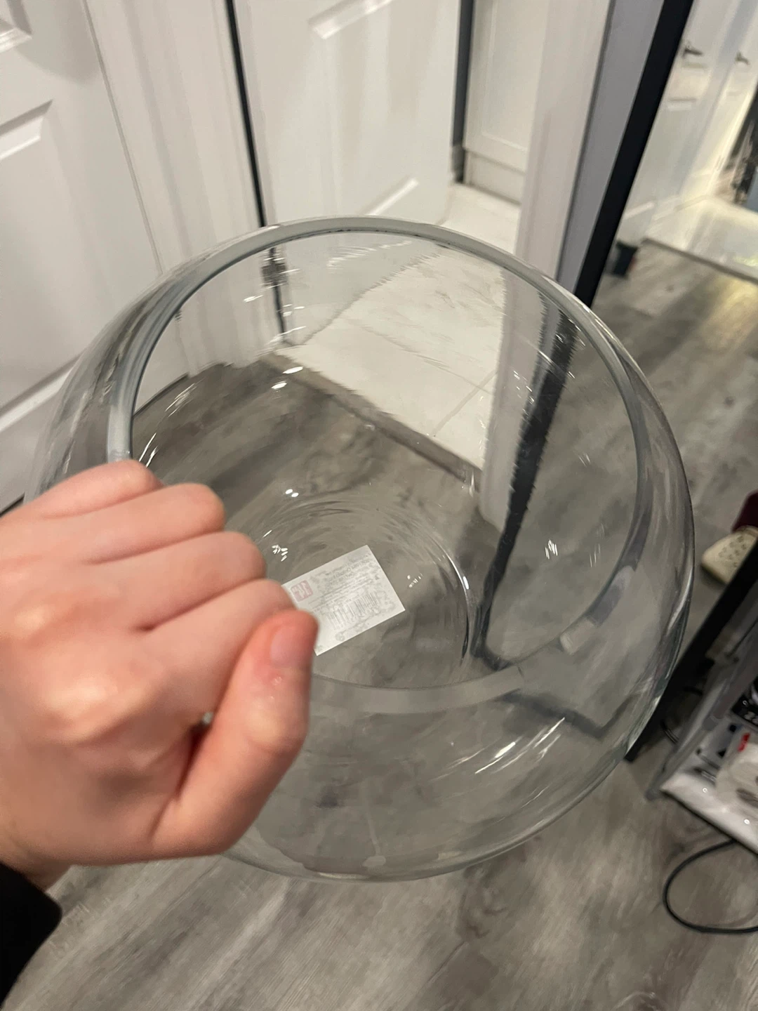 Clear Glass Sphere Bowl - photo 2