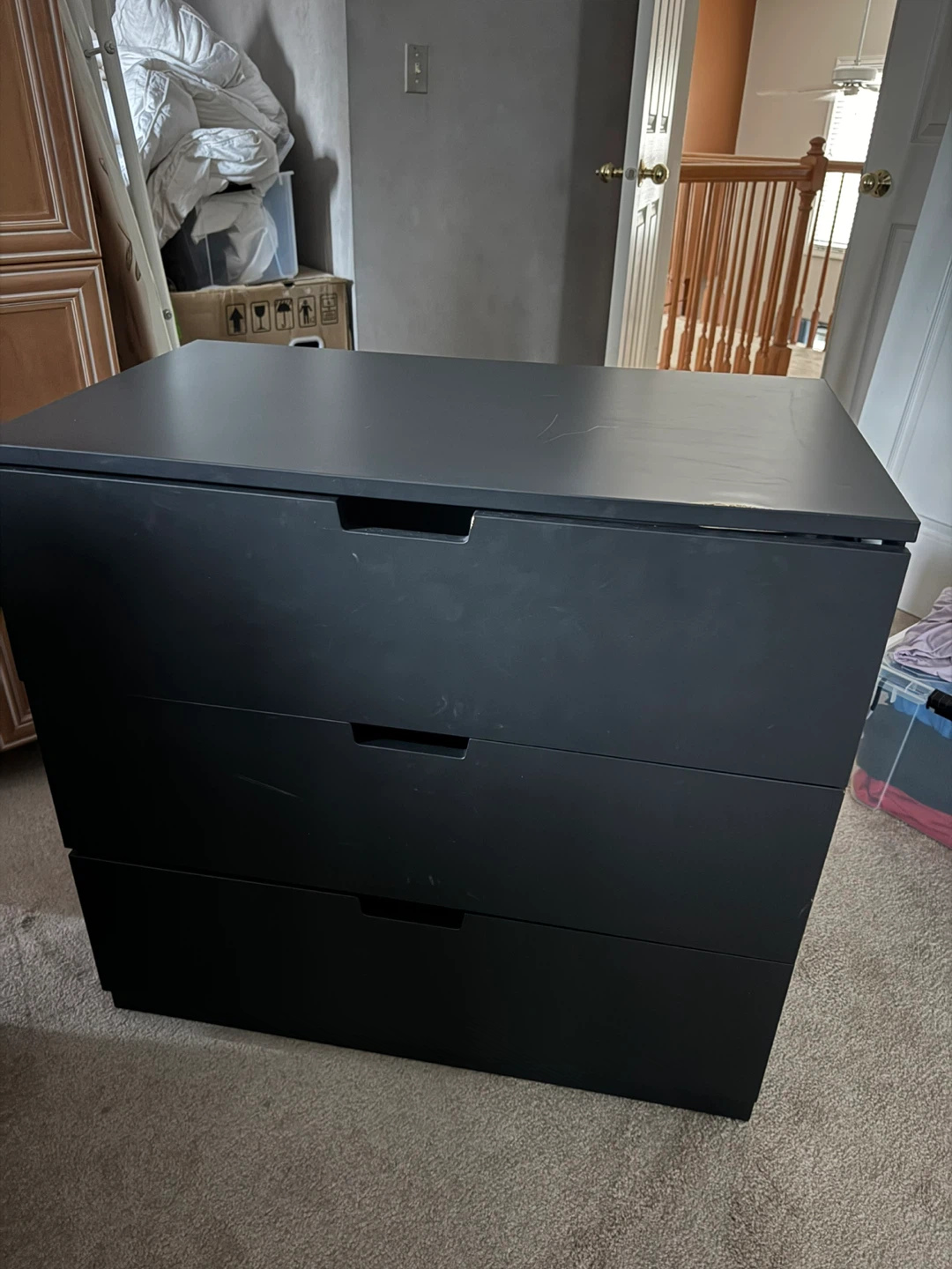 IKEA KALLAX bedroom set - Black-Brown