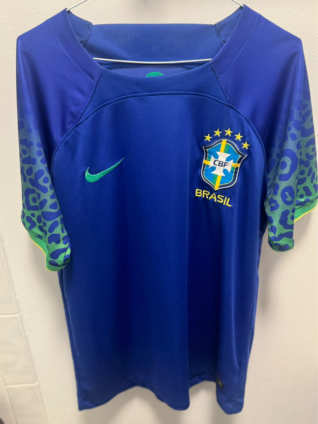Nike Brazil DRI-FIT Soccer Jersey - Men's Medium