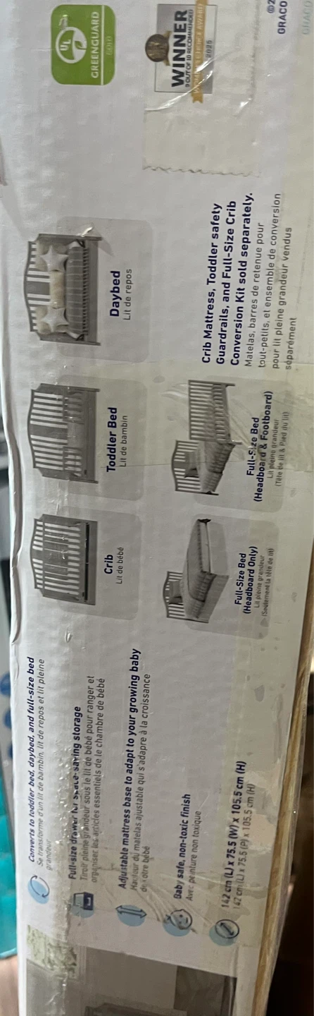Brand new Graco Solano Convertible Crib with Drawer - photo 3