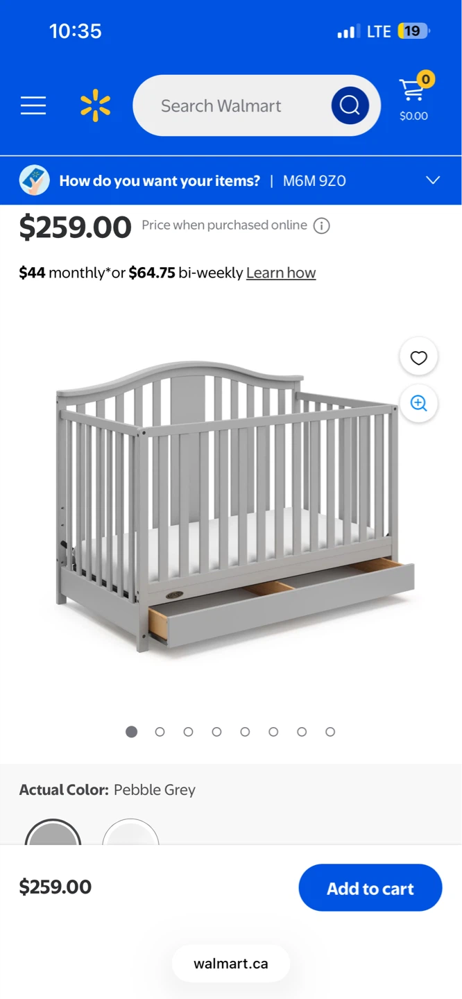 Brand new Graco Solano Convertible Crib with Drawer
